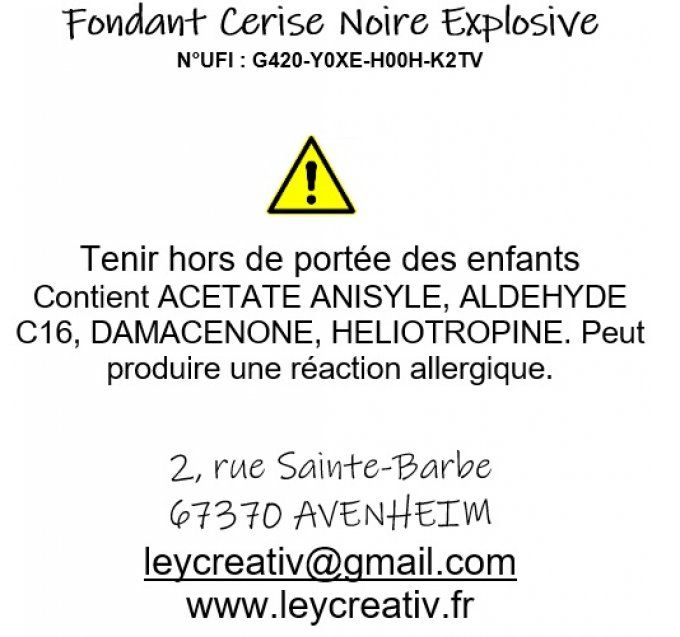 Fondant Cerise Noire Explosive