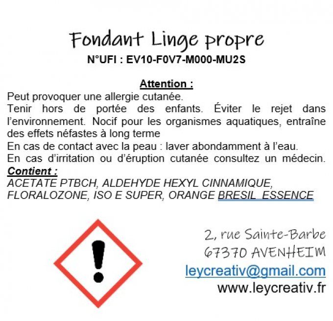 Fondant Linge Propre