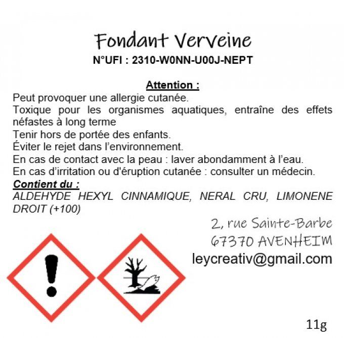 Fondant Verveine